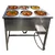 Heavy Duty 6 Pot Electric Bain Marie For Buffet Purpose 3kW, SS Body, Single Phase